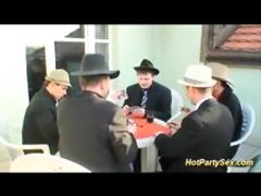 bukkake orgy at our last poker game